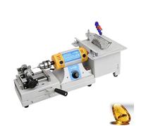 Professional Mini Table Saw & Gemstone Polishing Machine, 750w High-Power Motor with Adjustable RPM, for Precise Rock Cutting, Wood Carving, Metal Engraving, and DIY Craft Projects(Cut Kit)
