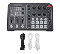 Professional Mixer Sound Board Bluetooth 6 Modes Blocking Noise Live Streaming Sound Card