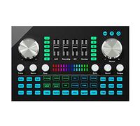 Professional Mixer Sound Board Card 1800mAh Battery Capacity 12h Live Time (D 9.06x5.71in)