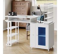 Professional Mobile Manicure Table with Built-in Dust Collector