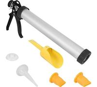 Professional Mortar & Grouting Gun Set Pointing Grouting for Brick Paving Wall Floors Tile Gaps Cement Applicator Tool with Nozzles & Plunger