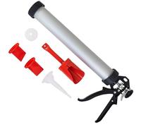 Professional Mortar Pointing & Grouting Gun Set DIY Heavy Duty Bricks Paving Slabs Cement Tile Sealant Caulking Assorted Interchangeable Nozzles Hand Tools UK FREE P&P