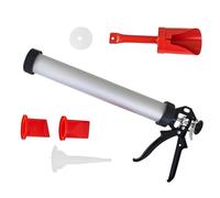 Professional Mortar Pointing & Grouting Gun Set | DIY Heavy Duty Bricks Paving Slabs Cement Tile Sealant Caulking Interchangeable Nozzles Hand Tools