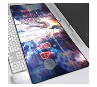 Professional Mouse Mat Steins Gate Speed Gaming Mouse mat, 800X300mm Mouse Pad, Extended XXL large Mousemat with 3mm-Thick Base,Perfect precision and speed, Q