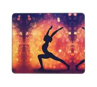Professional Mouse Pad, Gymnastics Game Print Office Mousepad Washable Desk Mats 25X30cm for Laptop Home Office