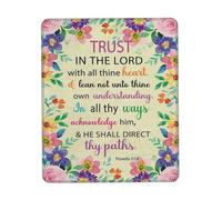 Professional Mouse Pad, Trust in The Lord with All Your Heart Mouse Mat Multifunctional Desk Mats 25X30cm for Studying Computer PC