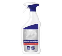 Professional Multi-Purpose Cleaner with Bleach, Ergonomic Trigger Design, Powerful Disinfecting Spray for Kitchens, Bathrooms & Commercial Use (750ml)
