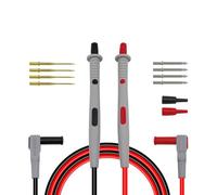 Professional Multimeter Leads Against Slip Handle & Long Service Replaceable Needle Upgrades for Electronics Engineers Electronic Device Maintenance