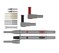 Professional Multimeter Probes Set with Comfortable Grips, 0.2mm Fine Tips, 20A 1000V for Technical Projects Multimeter Leads