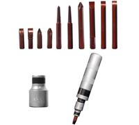 Professional Multiple Size Screw Removal Extractor Tool 12pc Resistant Extractor Set for Jammed Fasteners Impacts Screwdriver