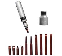 Professional Multiple Size Screw Removal Extractor Tool 12pc Resistant Set for Jammed Fasteners Multiple Size Screw