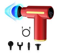 Professional Muscle Massage Gun 6 Speeds 4 Massage Heads