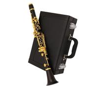 Professional Musical Instrument Clarinet In C 17 Gold-plated Keys Ebony Body With Box Clarinet Musical Instruments