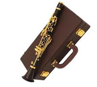Professional Musical Instrument Eb Key 18 Key Clarinet Full Body Ebony Gold Plated Keys Clarinet Musical Instruments