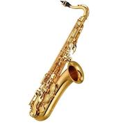 Professional Musical Instrument Tenor Saxophone Bb Flat Brass Lacquered Gold Beautiful Voice Wtih Case