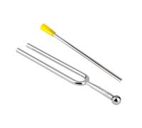 Professional Musical Instrument Violin Guitar Tuner Tuning Fork Hammer Metal Sound Tuning Fork With Hammer Set