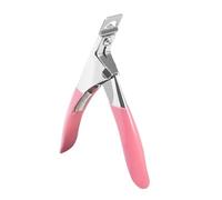 Professional Nail Art Clipper Word False Tips Edge Cutters Manicure Colorful Stainless Steel Nail Art Tools,Pink