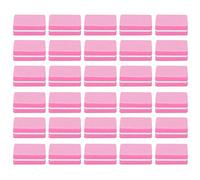 Professional Nail Buffer Block 30pcs Mini Nail Sanding Buffing Block for Manicure Pedicure at Home Salon Elastic High Density Sponge Core Smooth Shine Nails Acrylic UV Gel False (Pink)