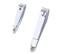 Professional Nail Clipper Kit 2-Piece Nail and Toenail Clippers Set Sharp Blades for Thick Nails
