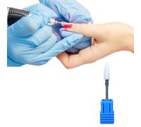 Professional Nail Drill Tips - Ceramic Nail Drill Bit Art Polishing Grinding Head, Nail Drill Rotary Tool for Accessories, Cuticle Clean File Drill Bit for Nail Electric Manicure Head Replacement