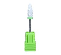 Professional Nail Drill Tips, Nail Bits for Nail Drills, Ceramic Nail Drills, Portable Nail Drill Tips for Home Salon, Rotating Milling Head Cuticle Cleaning File with Transparent AB