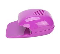 Professional Nail Fan Dryer for Nail Polish - Portable Nail Polish Gel Dryer Blower - Battery Powered Nail Art Blower - Manicure Tool for Home Salon (Purple)