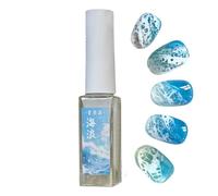 Professional Nail Gel, 7.5ml Fast Dry Decorative Manicure Pedicure Liquid, Creative Gel for Designs, Smooth Protective Top Coat, Long Lasting Adhesive, Non-Yellowing Finish for Family Sister