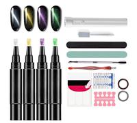 Professional Nail Pen Set-4 Colors Per Set with Tool, Nail Polish Pen, 3 in 1 Nailpolish Pens Quick Dry for Women, Easy Nails Polish Pens for Diy Nails Art (1 Set(25 pcs)-K)