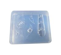 Professional Nails Art Charm Mold Feature Butterfly Rose Floral Pattern Silicone Nails Decorations Crafting Tool Nail Art Mold for Enthusiasts