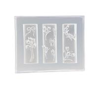 Professional Nails Art Molds Flower Theme Small Accessories Mold Nails Decorative Molds for Salon Manicure Decorations Flower Nail Art Silicone Mold