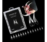 Professional Nails Double Forms ABS Crystal Tip for Quick Length Extension Durability At Home Salon Manicure Mold Professional Mold Salon Grade Crystal
