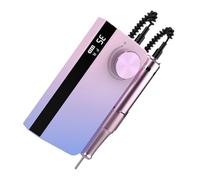 Professional Nails Drill 35000 RPM Electric File Machine Cordless E with Bits Kits for Manicure Salon Home Cordless E Kits with Bits