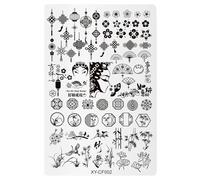 Professional Nails Stamp Plate Present Beautiful Oriental Pattern Art Stamper For Unique Designs Durable Nail Print