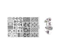 Professional Nails Stamping Plate Showcasing Beautiful Oriental Pattern Art Stamper For Unique Designs Floral Nail Stamping Plates