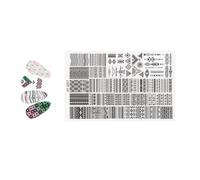 Professional Nails Stamping Plate Showcasing Beautiful Oriental Pattern Art Stamper For Unique Designs Floral Nail Stamping Plates