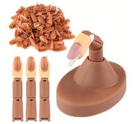 Professional Nails Technician Training Tool Realistic Finger Replicas with Removable Plates Construction for Classroom Workshops Creative Experiments Professional Manicure Training Finger