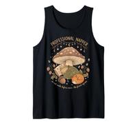 Professional Napper Sleeping Frog Fox Mushroom Forest Cozy Tank Top