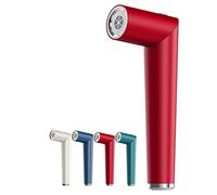 Professional Negative Ionic Hair Blow Dryer, Foldable Dryers with Concentrator(Red)