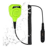 Professional Noise Reduction Speaker Mic Compatible with Motorola Radios XPR 3500e, 3300e, 3500, 3300 Series (Green)