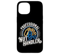 Professional Nut Handler Rock Climbing Humor Case for iPhone 15