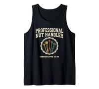 Professional Nut Handler Rock Climbing Nuts Humor Tank Top