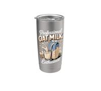 Professional Oat Milk Enthusiast Plant Milk Dairy Free Stainless Steel Insulated Tumbler