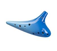 Professional Ocarina 12 Hole Indigo Blue Ceramic Ocarina Alto C Key Professional Performance Instrument For Beginners