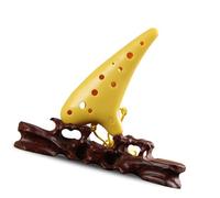 Professional ocarina 12-hole SC High-pitched Plastic Ocarina In C Key For Beginners To Learn The National Musical Instrument Yellow