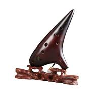 Professional ocarina Ocarina 12-hole Smoked Porcelain Flute Alto C Key Professional Introduction To Playing The Ocarina