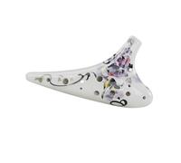Professional Ocarina Professional Performance Of 12 Hole Ceramic Flute High Pitched C Key Beginner's Practice Of Wisteria Flower