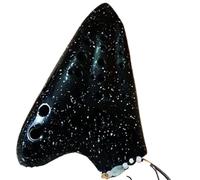Professional ocarina Triple Ocarina Alto Tone C Ceramic Ocarinas Professional Musical Instruments Ocarina Of Time Very Black Night