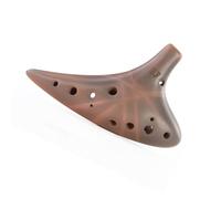 Professional Ocarina Twelve Hole Ceramic Flute Purple Clay Material Professional Performance Beginner's Practice Of Instrument