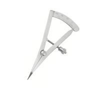 Professional Odontological Measure Rustless Verbal Insert Instrument with Double Head Plan for Precise Surgical Measurements Odontological Spine Spacing Measure