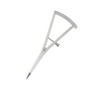 Professional Odontological Measure Rustless Verbal Insert Instrument with Double Head Plan for Precise Surgical Measurements Odontological Spine Spacing Measure